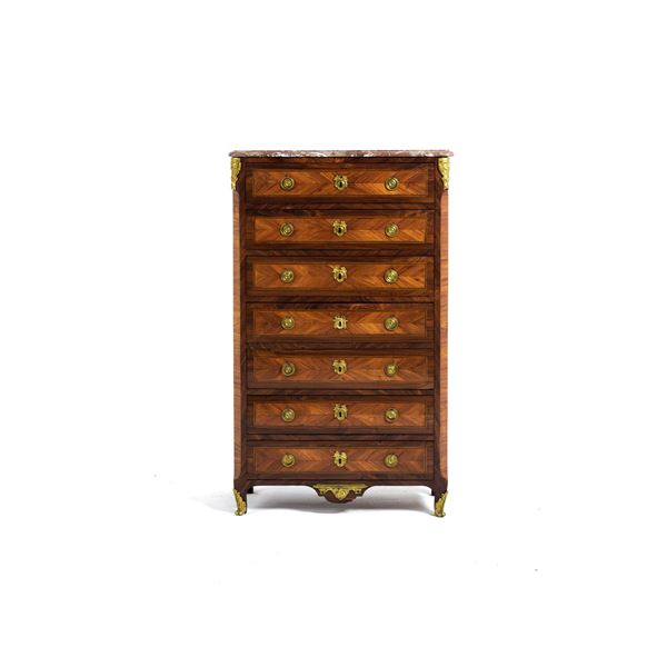 Settimanale in legno lastronato. XIX-XX secolo