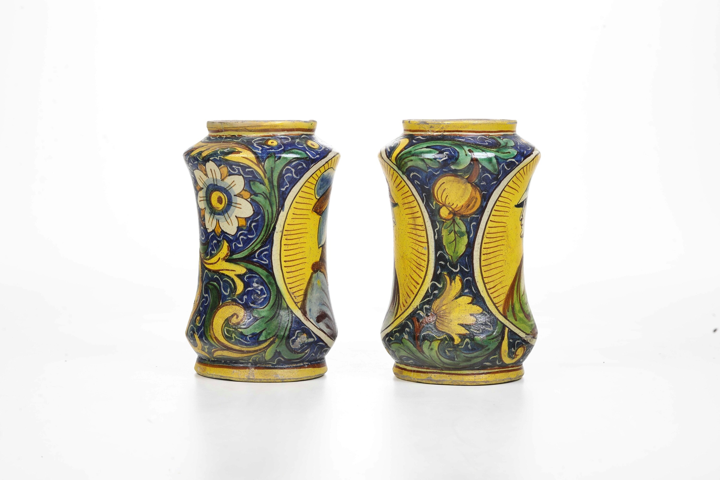 Coppia di Albarelli.caltagirone, XX Secolo.