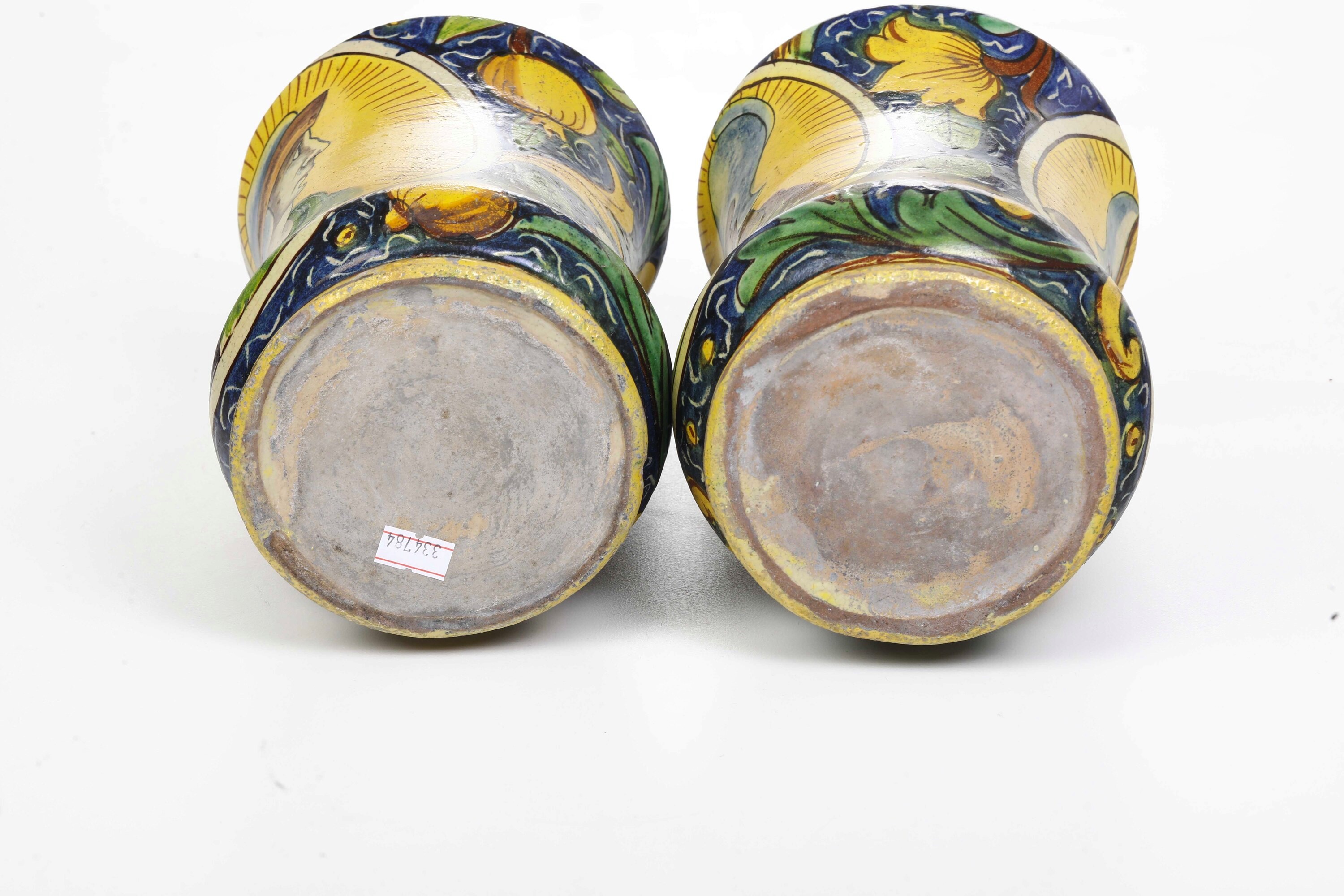 Coppia di Albarelli.caltagirone, XX Secolo.