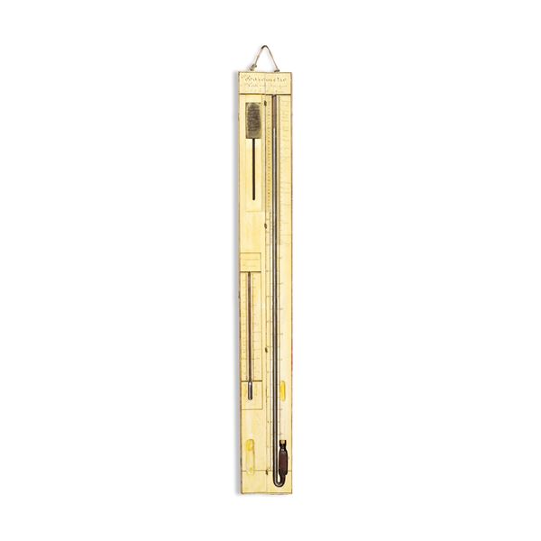 Barometro torricelliano da viaggio a colonna, iscritto F.lli Conti, Torino. Attivi dalla prima metà del XIX secolo