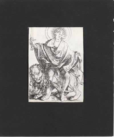 Durer Albrecht (1471-1528) Sol Justiae, la Giustizia (probabile Riproduzione del Secolo XIX-XX)