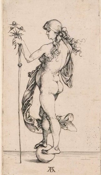 Dürer Albrecht (1471-1528) la Piccola Fortuna, 1496-1497