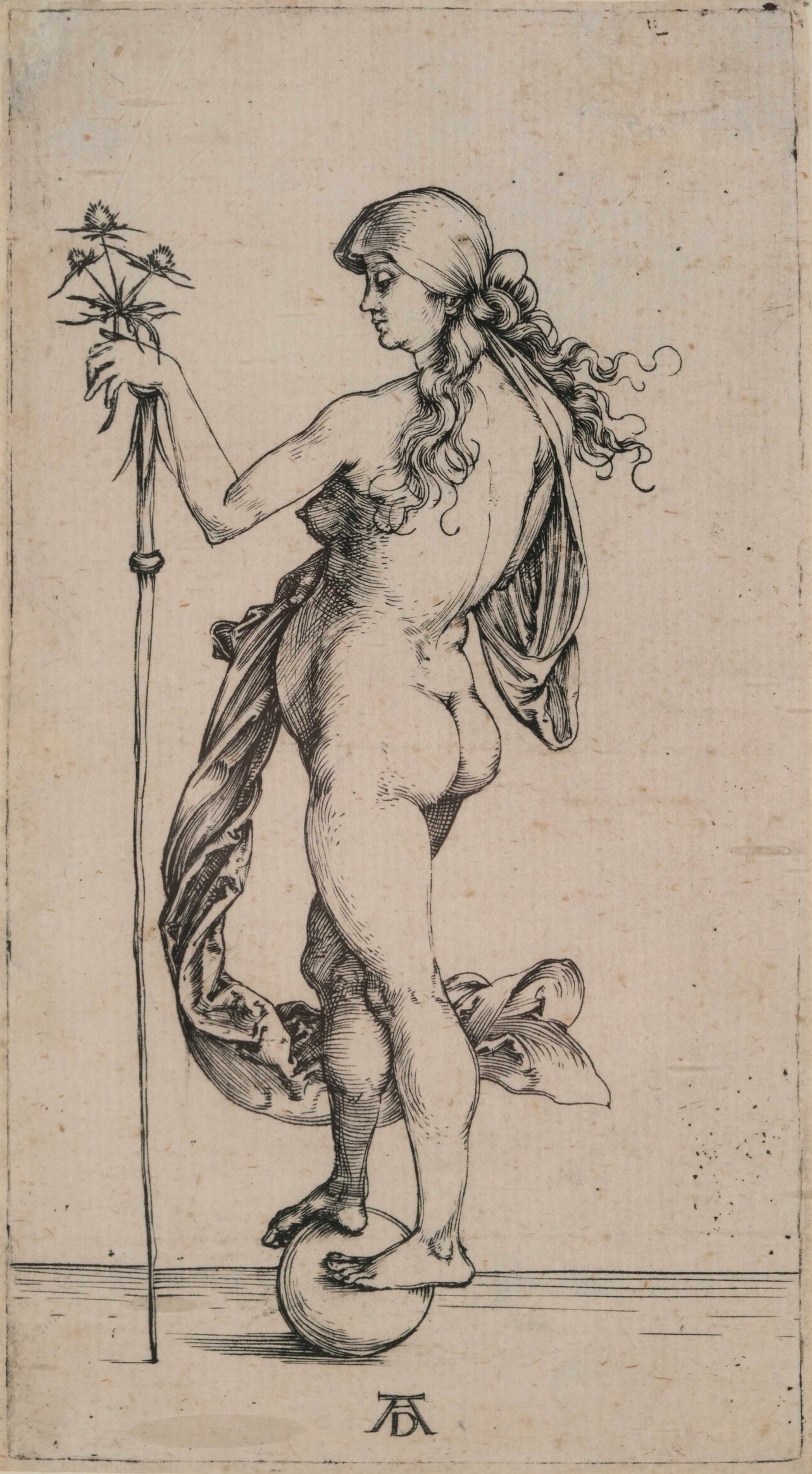 Dürer Albrecht (1471-1528) la Piccola Fortuna, 1496-1497