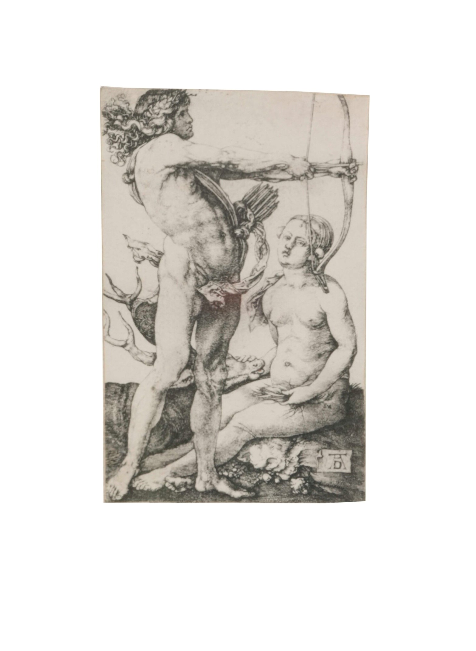 Durer Albrecht (1471-1528) Apollo e Diana, 1503-1504 (probabile Riproduzione del Secolo XIX-XX