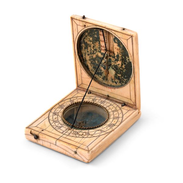 Orologio solare a dittico. Francia, fine del XVII secolo