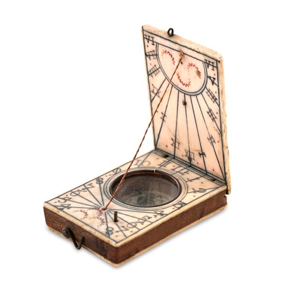 Orologio solare dittico. XVII secolo