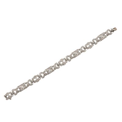 Bracciale con Diamanti di Vecchio Taglio e Huit-huit
