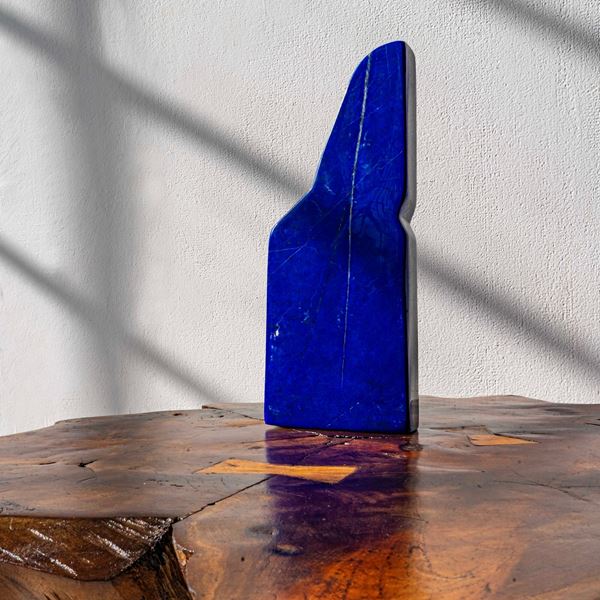 Grande e straordinaria lastra di Lapislazzuli con inclusioni di pirite. Qualita AAA+