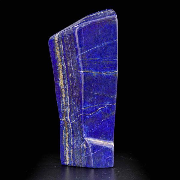 Lastra di Lapislazzuli con inclusioni di pirite. Qualita AAA+ (Le inclusioni di pirite rendono l'oggetto raro e importante)