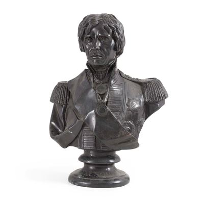 Busto dell’Ammiraglio Oratio Nelson, bronzo patinato