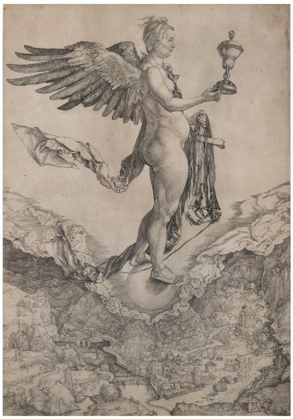 Dürer Albrecht (1471-1528) Nemesi o La Grande Fortuna, 1502
