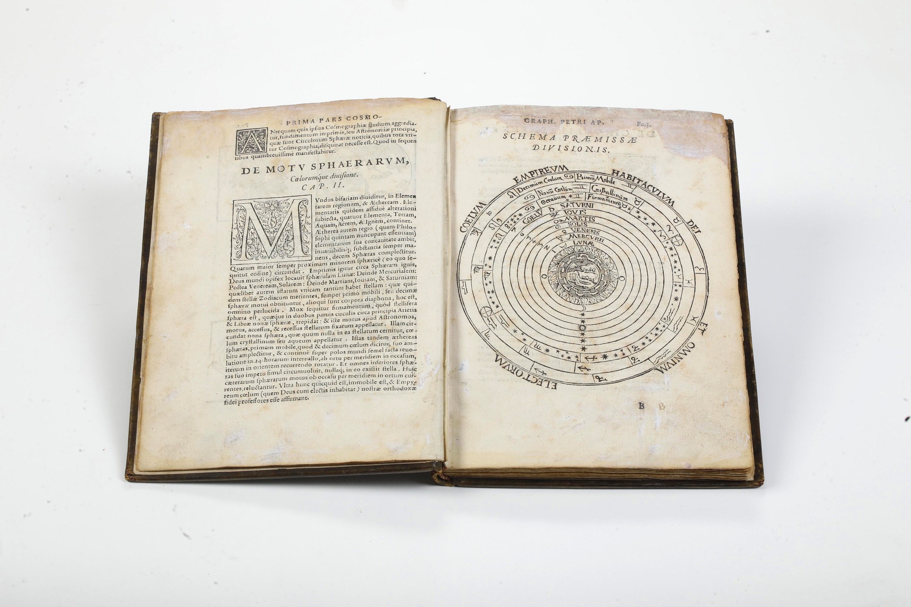 Apianus Petrus (1495-1552) Cosmographia.. Antverpae, Apud Haerede Arnoldi Birkmanni, 1564