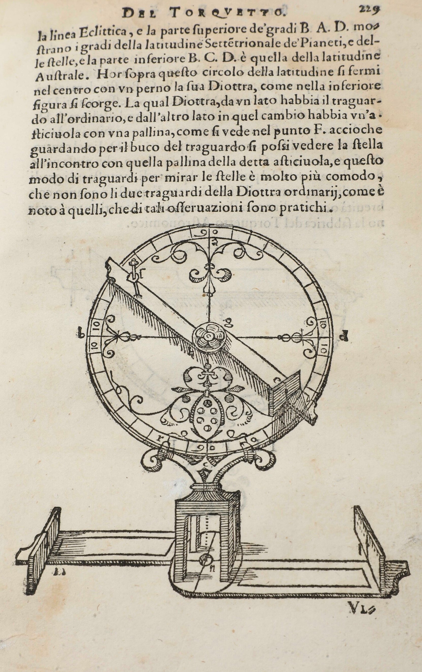 Danti Egnatio (ignazio), (1536-1586) Primo Volume Dell’uso Et Fabbrica Dell’astrolabio Et Planisf...
