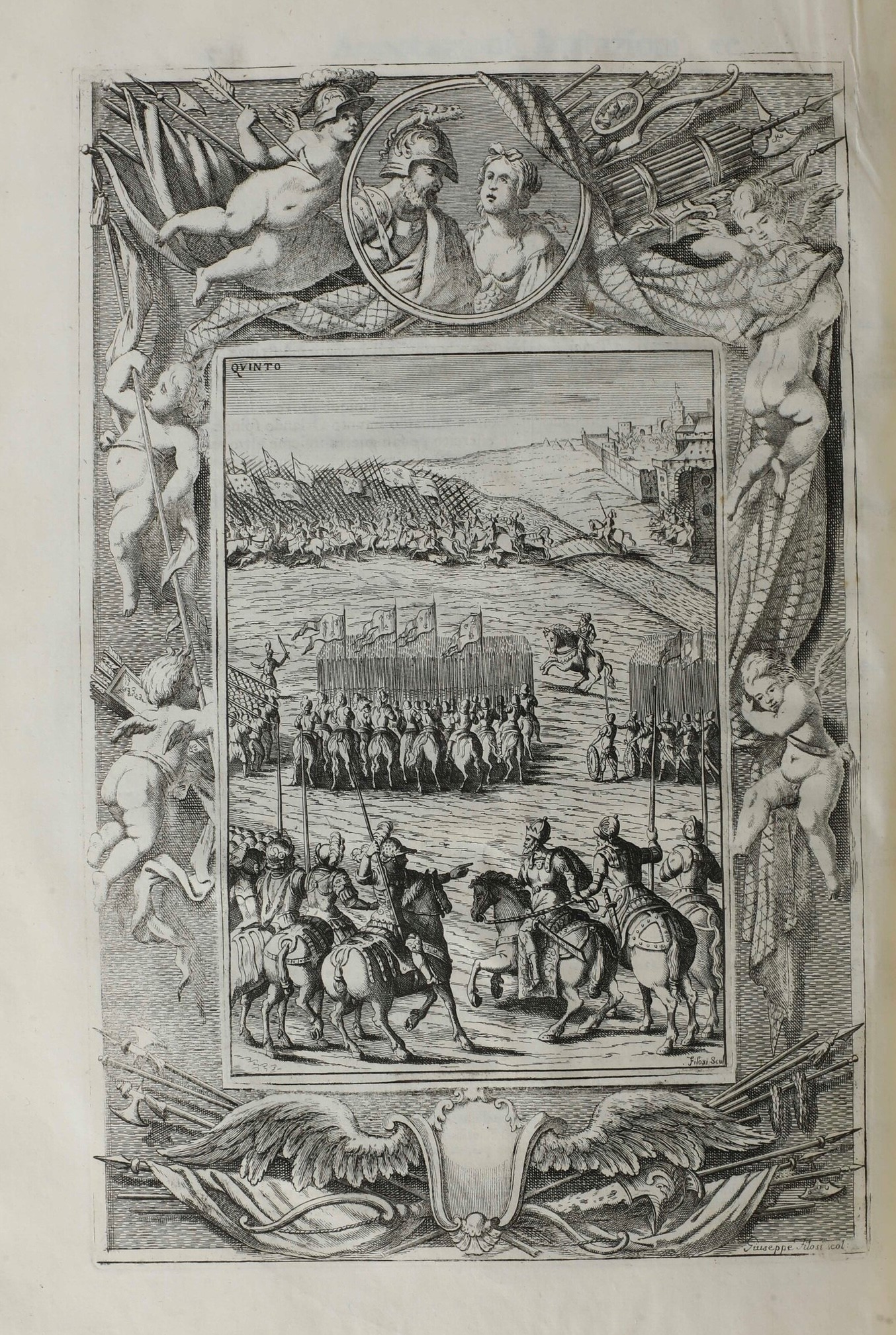 Ariosto Ludovico (1474-1533) Orlando Furioso..in Venezia, nella Stamperia di Stefano Orlandini, 1...