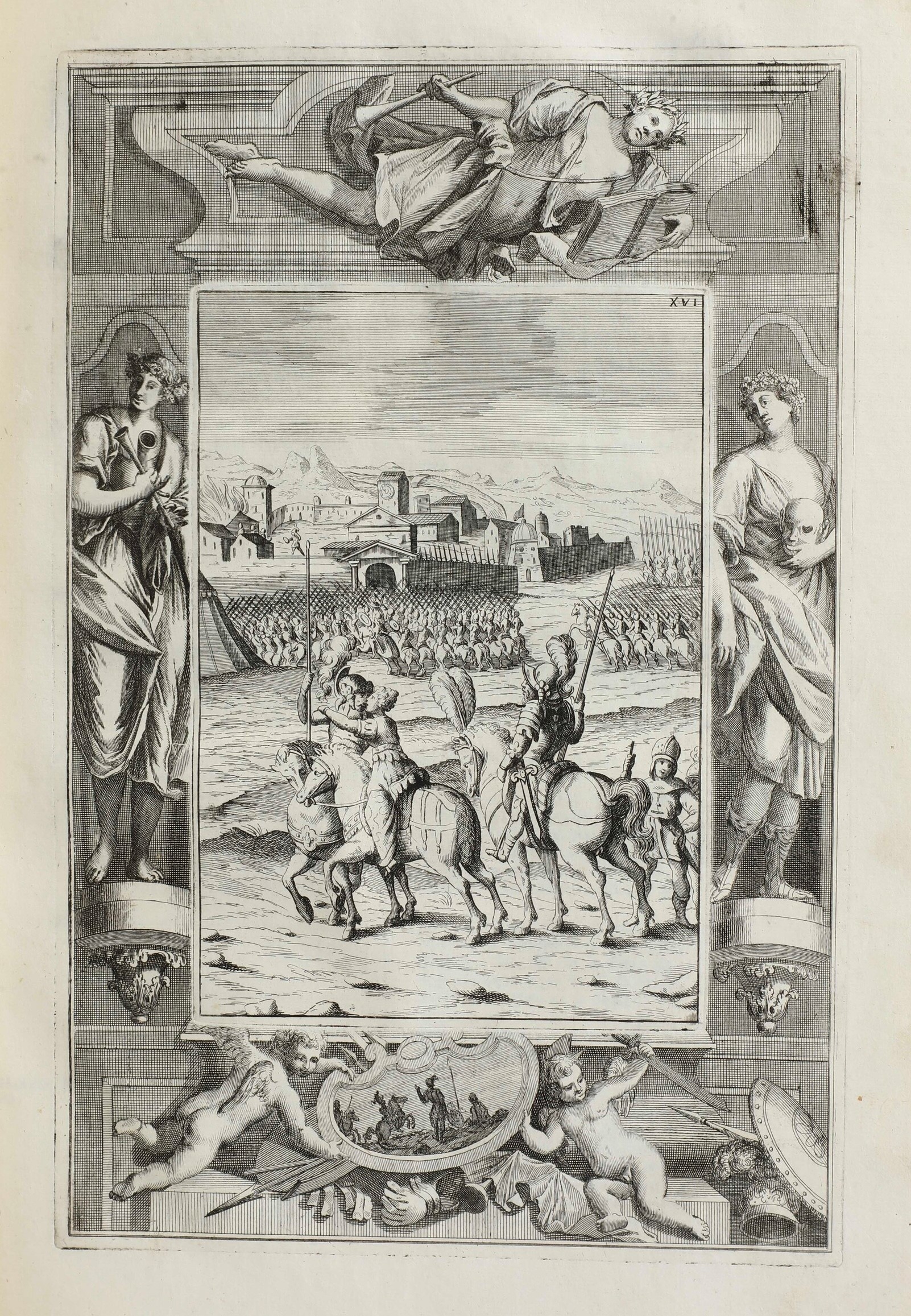 Ariosto Ludovico (1474-1533) Orlando Furioso..in Venezia, nella Stamperia di Stefano Orlandini, 1...