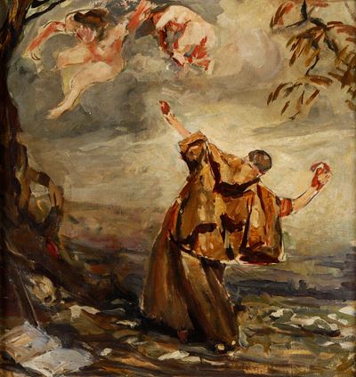 Sant'antonio che Scalcia le Tentazioni