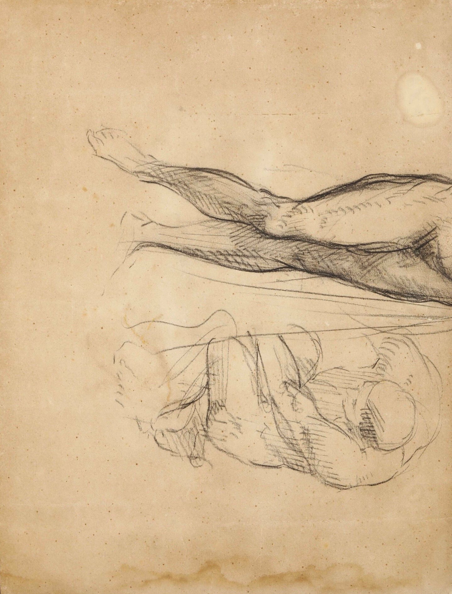Emile Bernard - Disegno con Dedica a Lino Selvatico