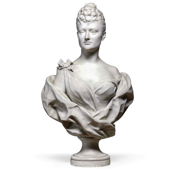 Arte francese XIX-XX secolo Busto femminile