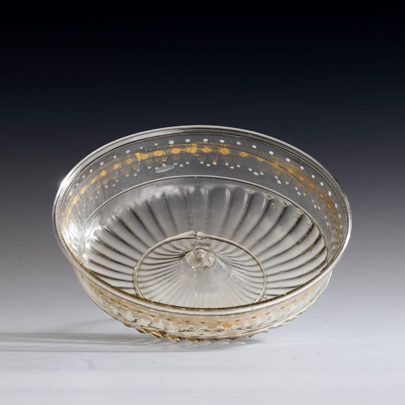 Rara coppetta in vetro Murano, fine del XV - inizio del XVI secolo  - Asta Fine Art Selection - Cambi Casa d'Aste