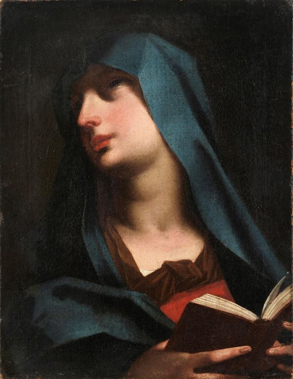 Scuola romana del XVIII secolo Madonna in preghiera