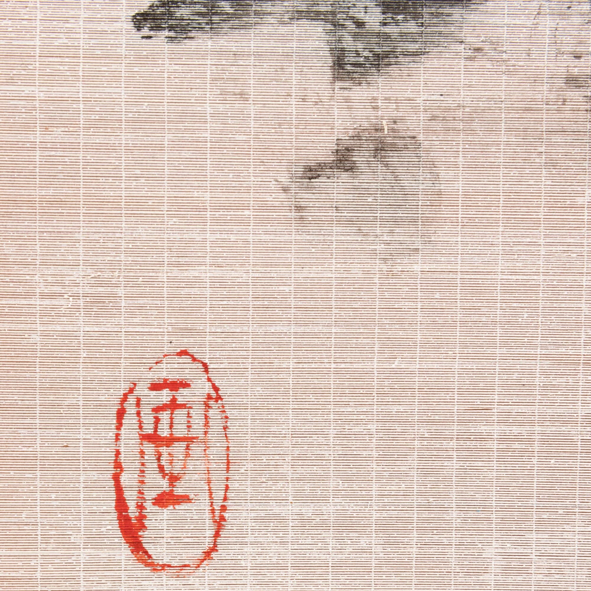 Xu Bei Hong, Scroll con coppia di cavalli, inchiostro su carta, Cina, XX secolo