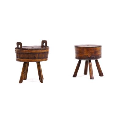 Due Fioriere Diverse in Legno