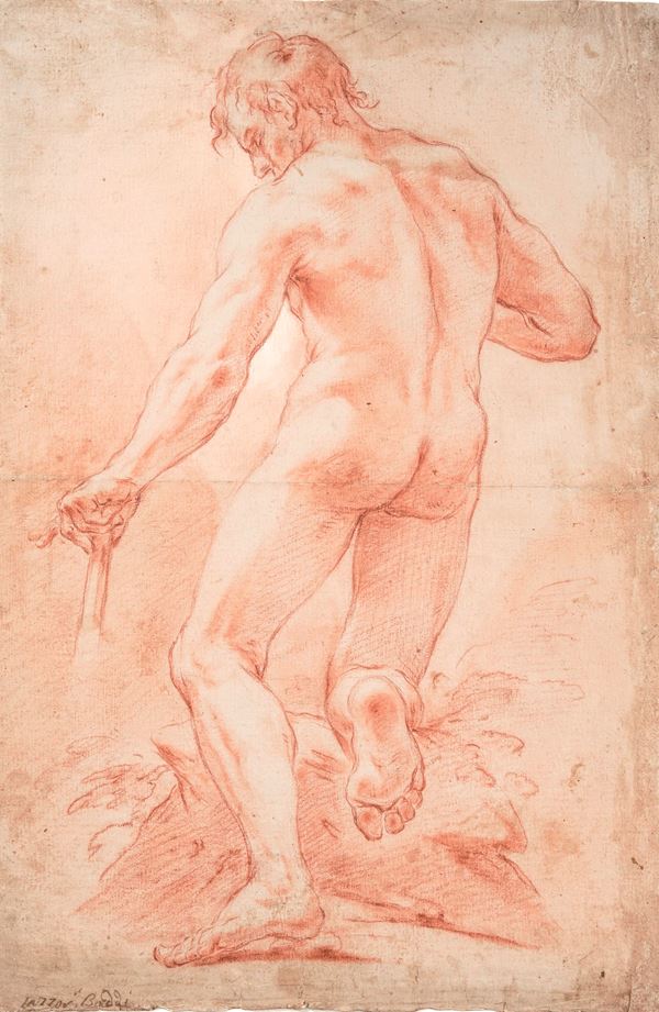 Lazzaro Baldi - Nudo di spalle