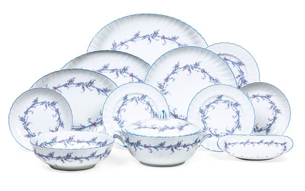 Servizio da tavola "Marie-Louise" Francia, Limoges, Manifattura Bernardaud, terzo quarto del XX secolo 