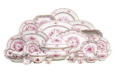 Servizio da Tavola “waldstein Rose” Ungheria, Manifattura Herend, XX Secolo