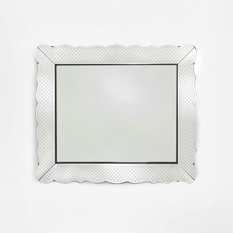 Pietro Chiesa : Specchiera da parete.  - Asta Fine Design - Cambi Casa d'Aste