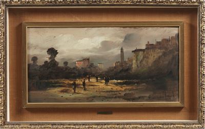 Luigi Cargnel (attribuito A) Dopo il Temporale, 1920?