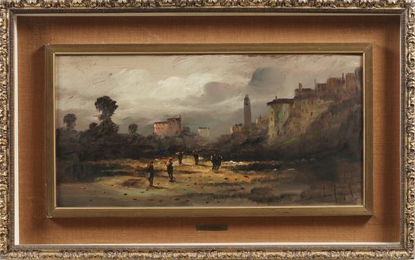 Luigi Cargnel (attribuito a) Dopo il temporale, 1920?