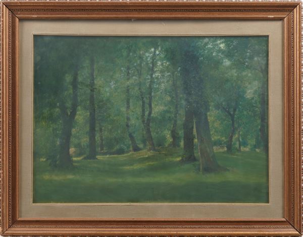 Marco Calderini (attributo a) Bosco di castagni di Villar Pellice