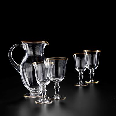 Servizio di Calici. Murano, Nason e Moretti, XX Secolo