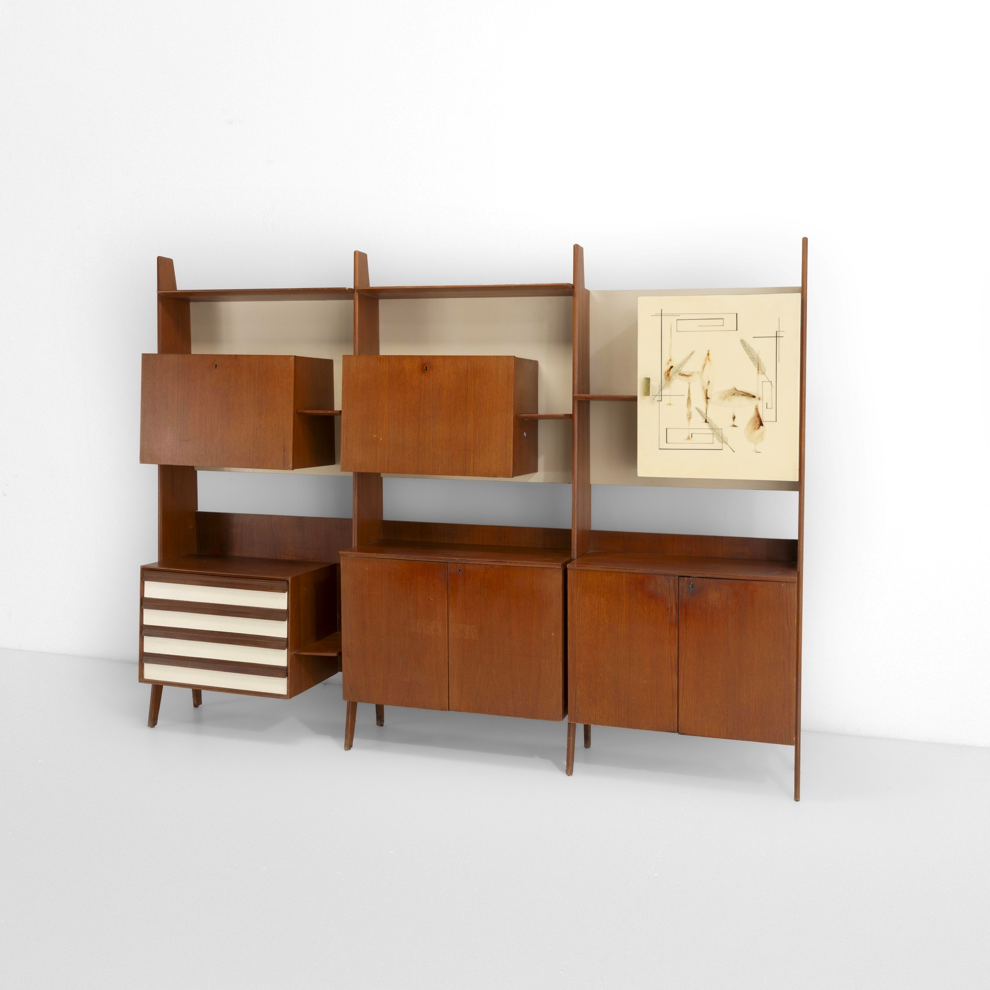 Vittorio Dassi - Libreria con moduli contenitori