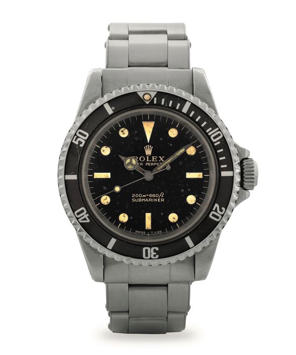 Rolex - Submariner ref 5513 steel, black gilt meter first dial, circa 1966