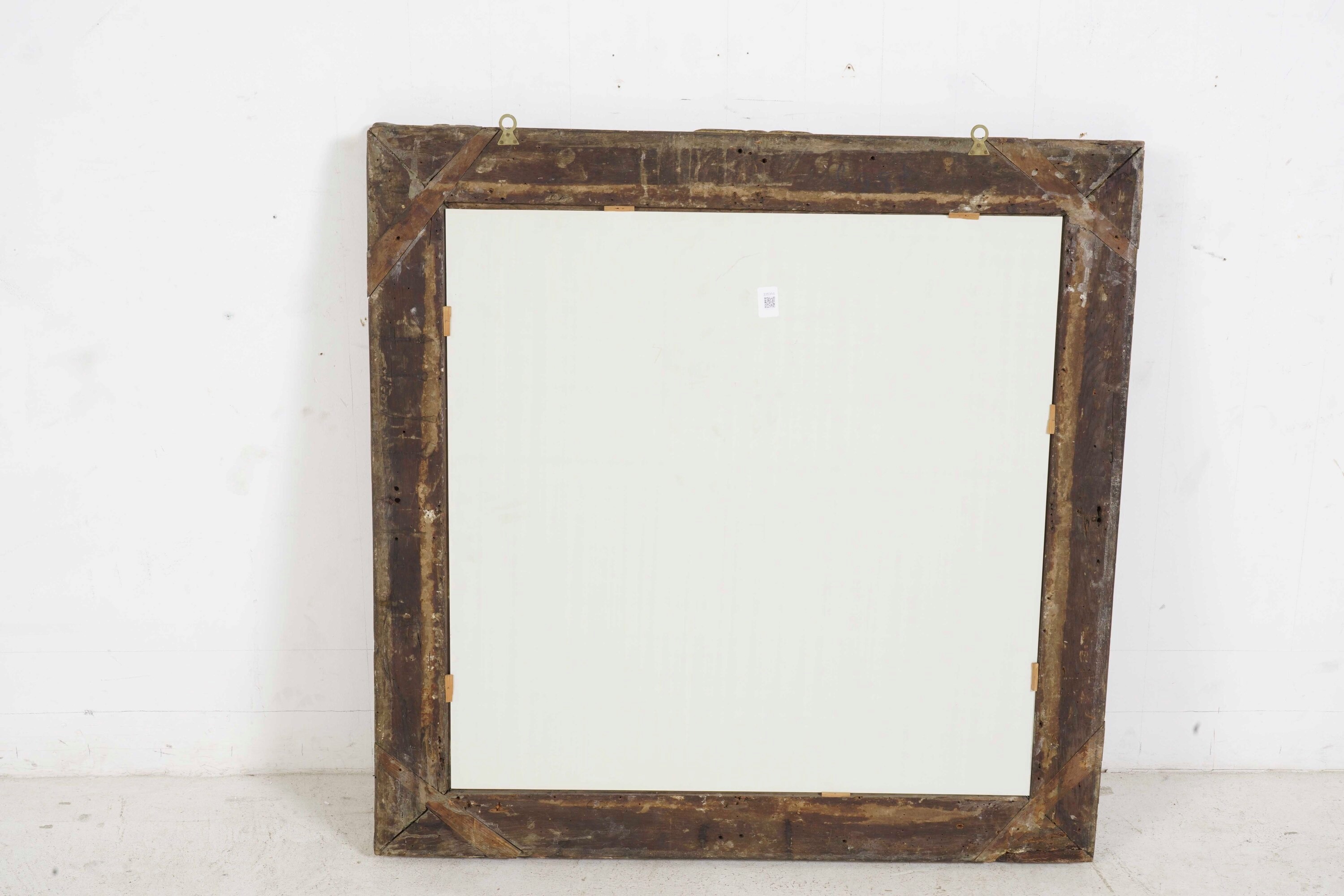 Specchiera con Cornice in Legno Dorato. XIX Secolo