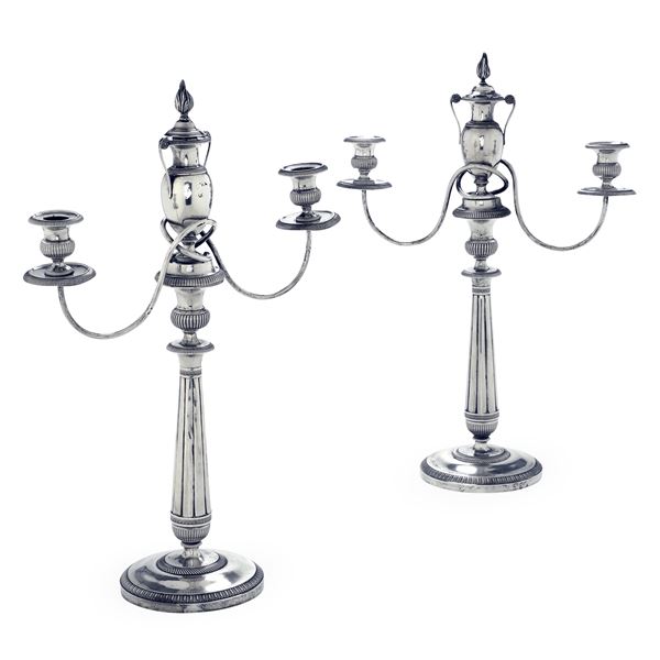 Genova, prima metà del XIX secolo Coppia di doppieri