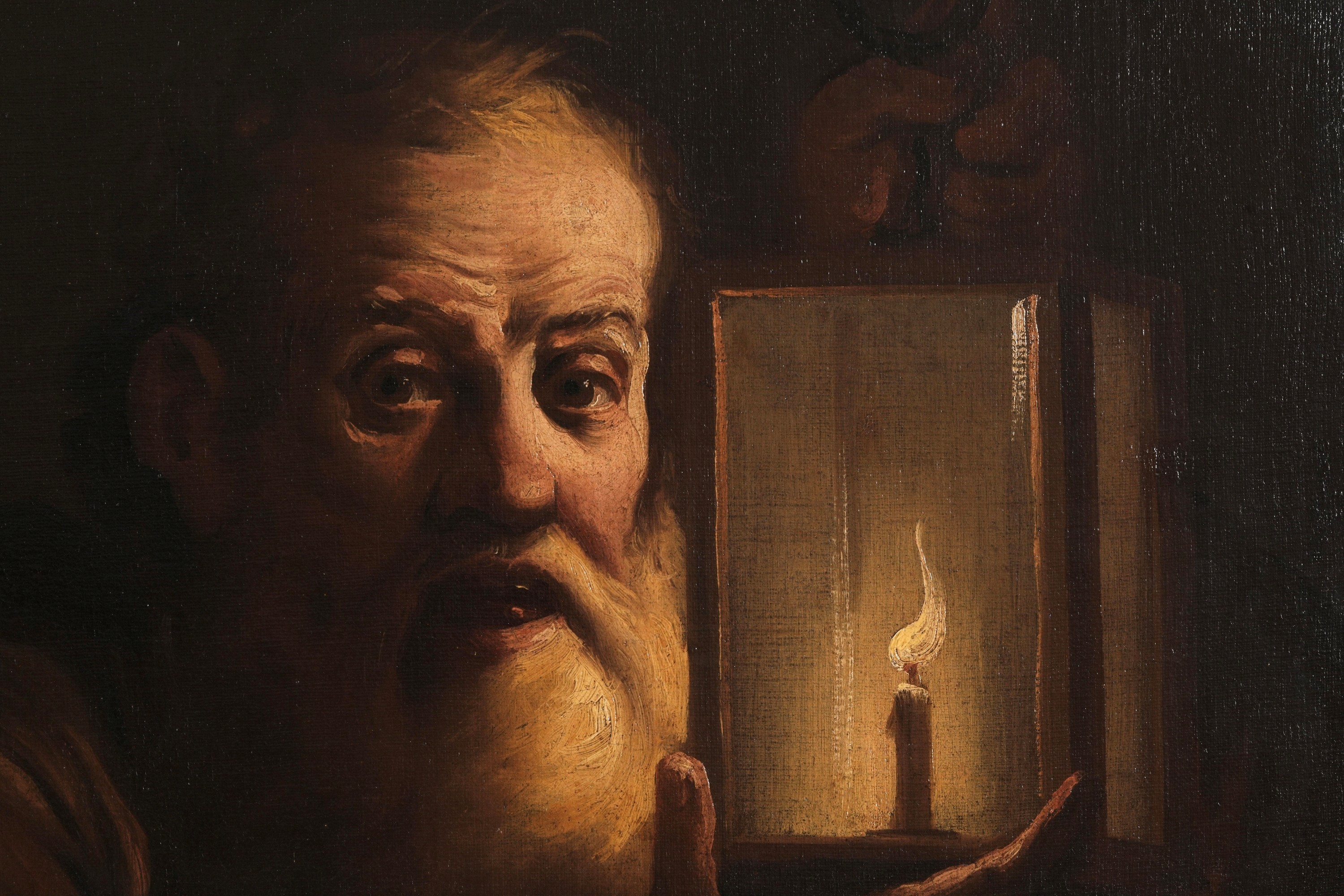 Antonio Cifrondi - Vecchio con Lanterna