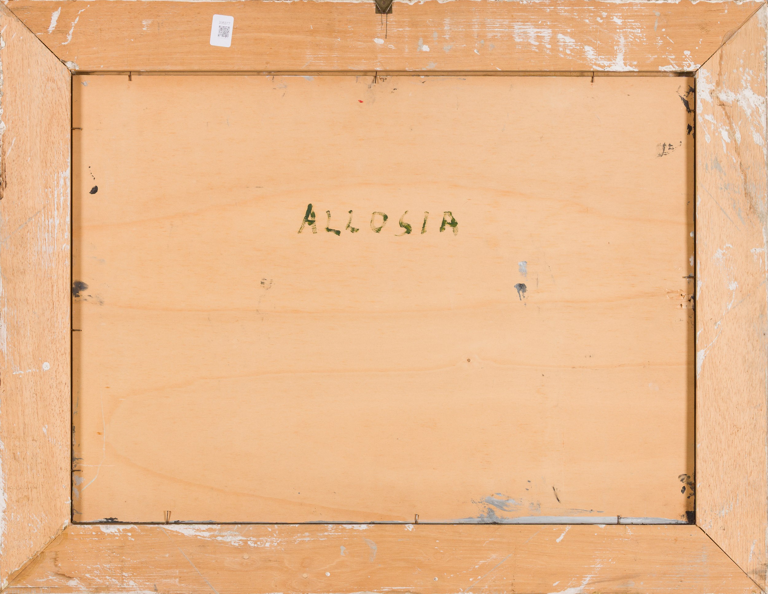 Giuseppe Allosia - Senza titolo, olio su tavola