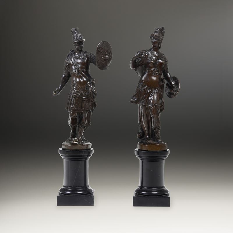 Marte e Minerva. Arte veneta del XVII secolo. Ambito di Girolamo Campagna (1549-1625)  - Auction Sculpture and Works of Art - Cambi Casa d'Aste