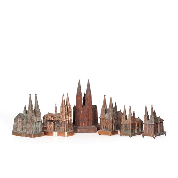 Sei modellini del Duomo di Colonia