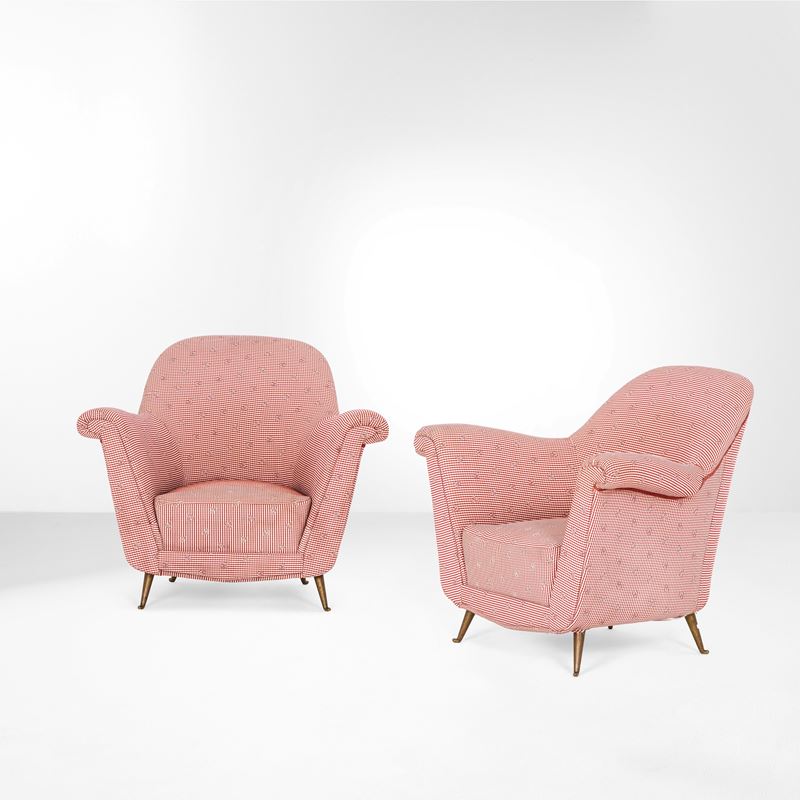 ISA : Due poltrone  - Asta Arredi del XX secolo - Cambi Casa d'Aste