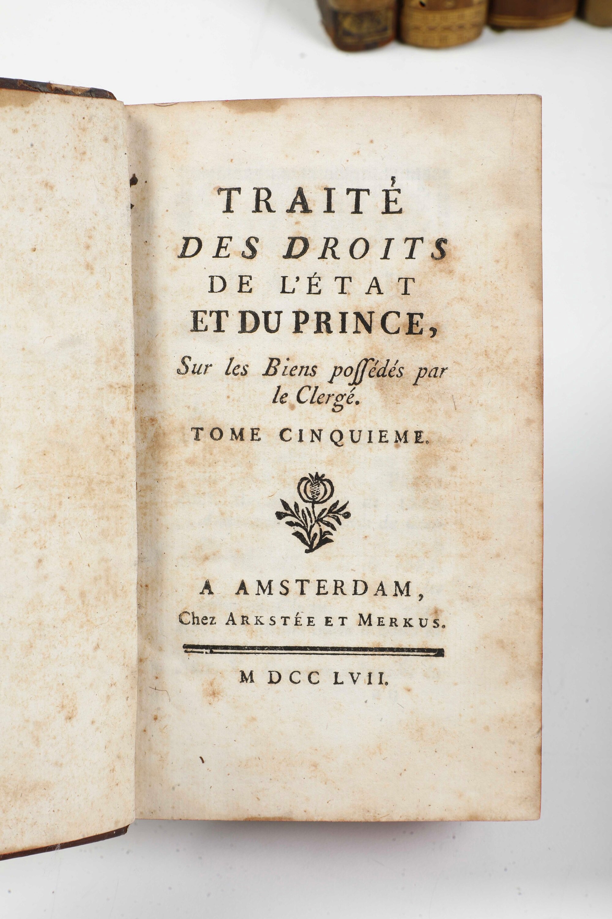Miscellanea di Volumi per lo Più Spaiati, con Rilegature del Secolo XIX.