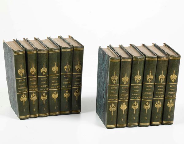 Carlo Botta, Storia d’Italia fino al 1789