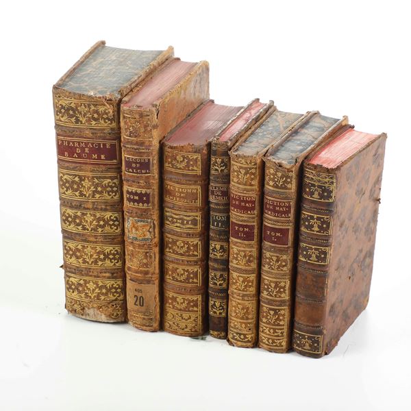 Miscellanea di volumi per lo più spaiati, con rilegature del secolo XIX. 