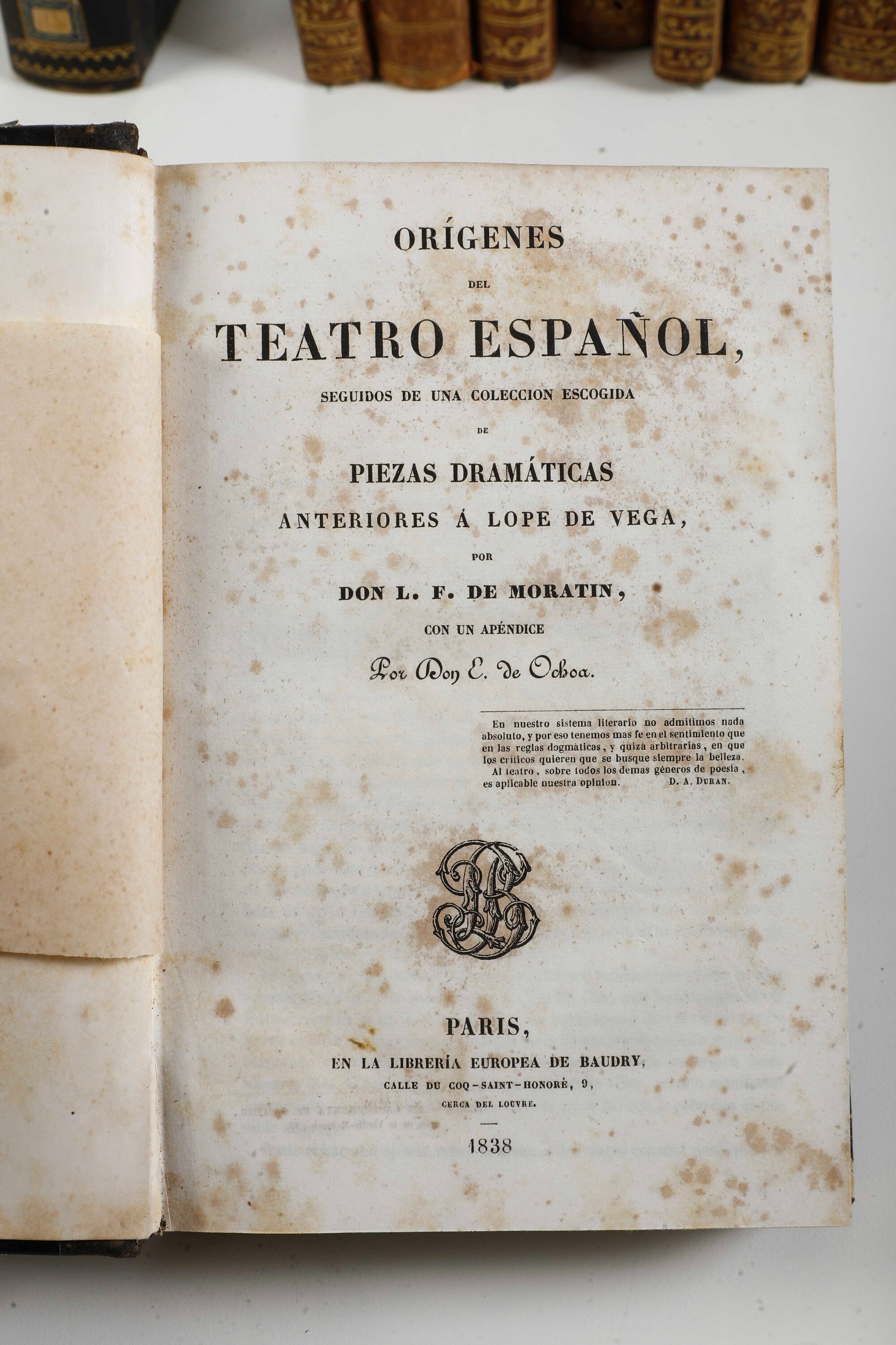 Miscellanea di Volumi per lo Più Spaiati, con Rilegature del Secolo XIX.