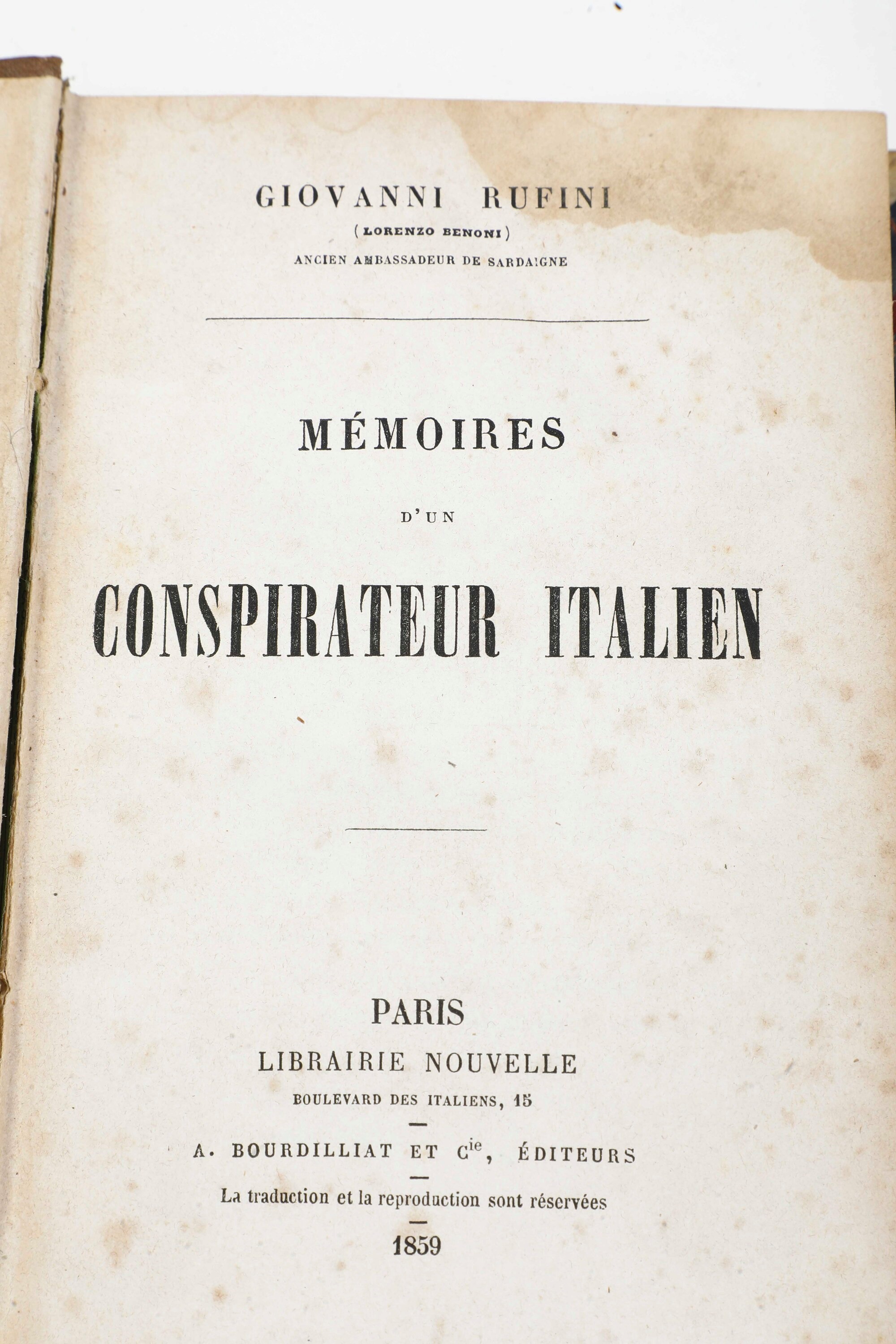 Miscellanea di Volumi per lo Più Spaiati, con Rilegature del Secolo XIX.