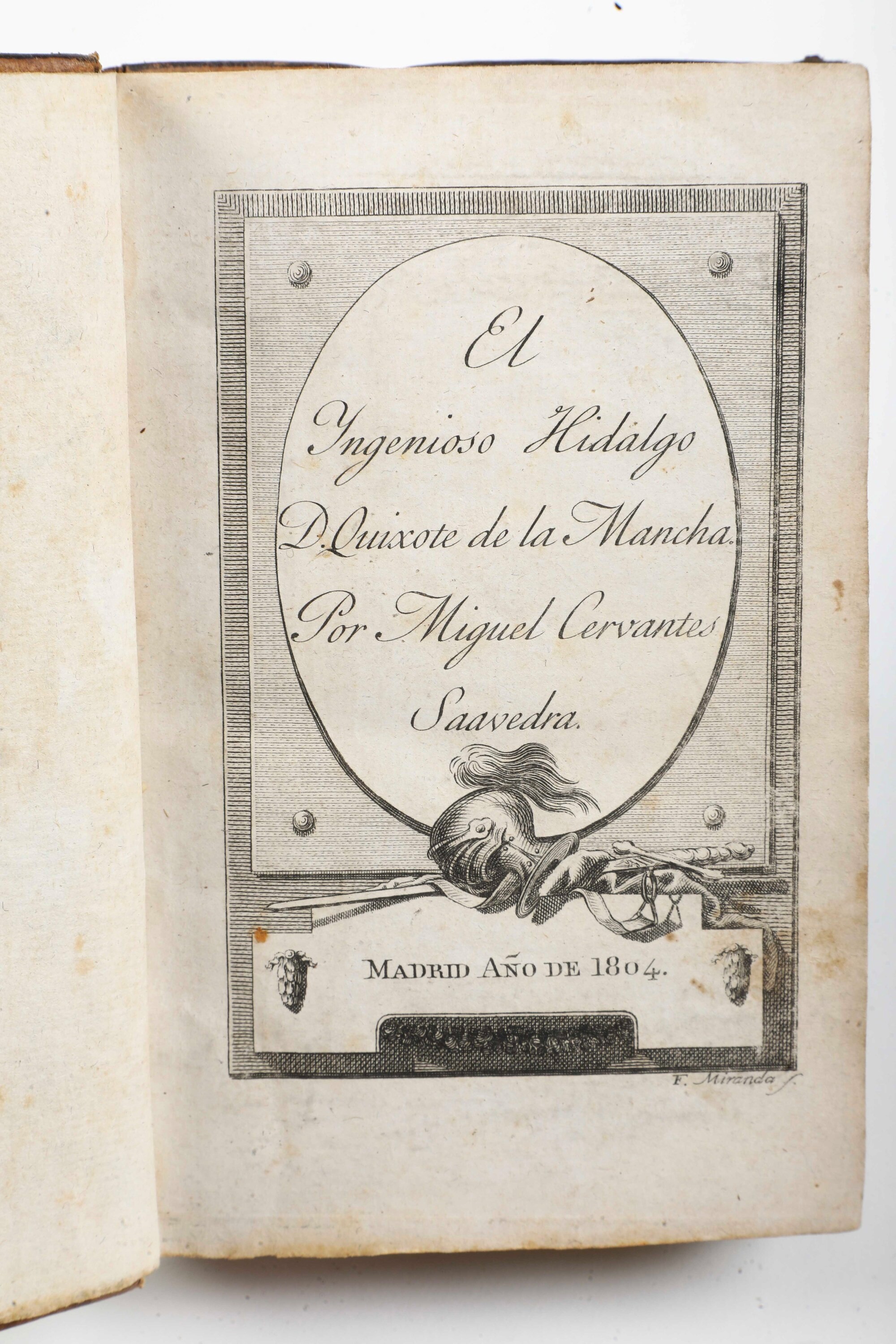 Michel Cervantes, Don Quichotte, a Paris, Chez Briand, 1810 (tot 6 Voll- dal i al Vi); al Lotto S...