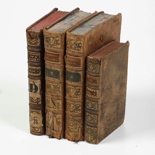 Miscellanea di volumi per lo più spaiati, con rilegature del secolo XIX. 